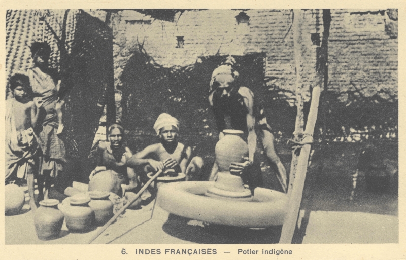 14-15 - Inde francaise - potier